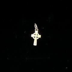 Retired James Avery Sterling Mini Celtic Cross Charm Uncut Loop